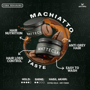 Folti Baffi Hair Nutrition Pomade Matteclay